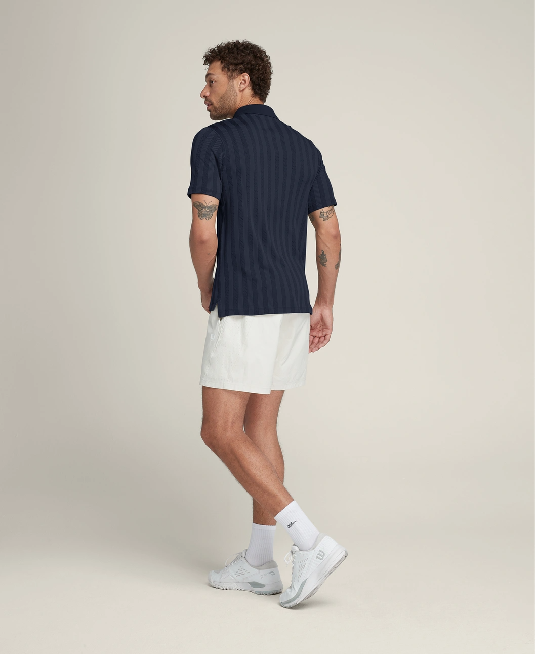 Game Point Seamless Polo in Classic Navy