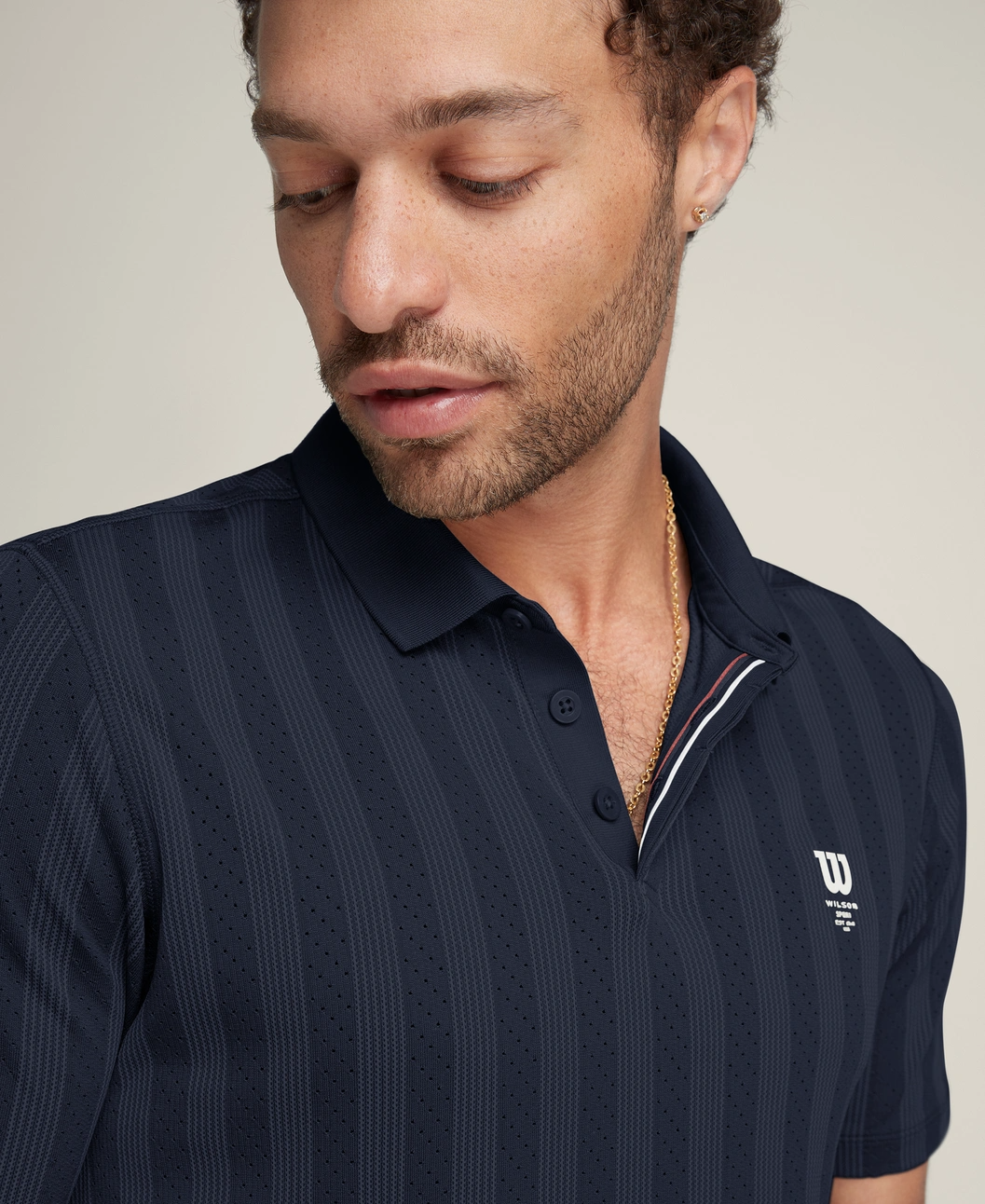 Game Point Seamless Polo in Classic Navy