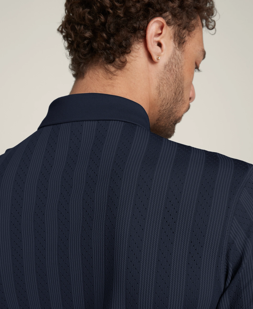 Game Point Seamless Polo in Classic Navy