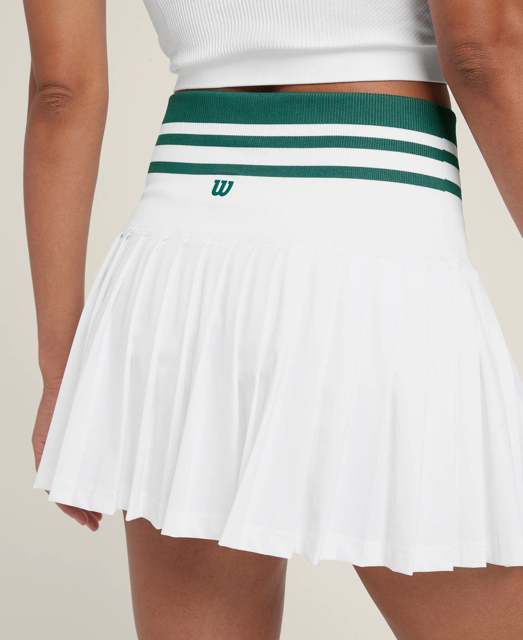 Midtown Tennis Skirt in White