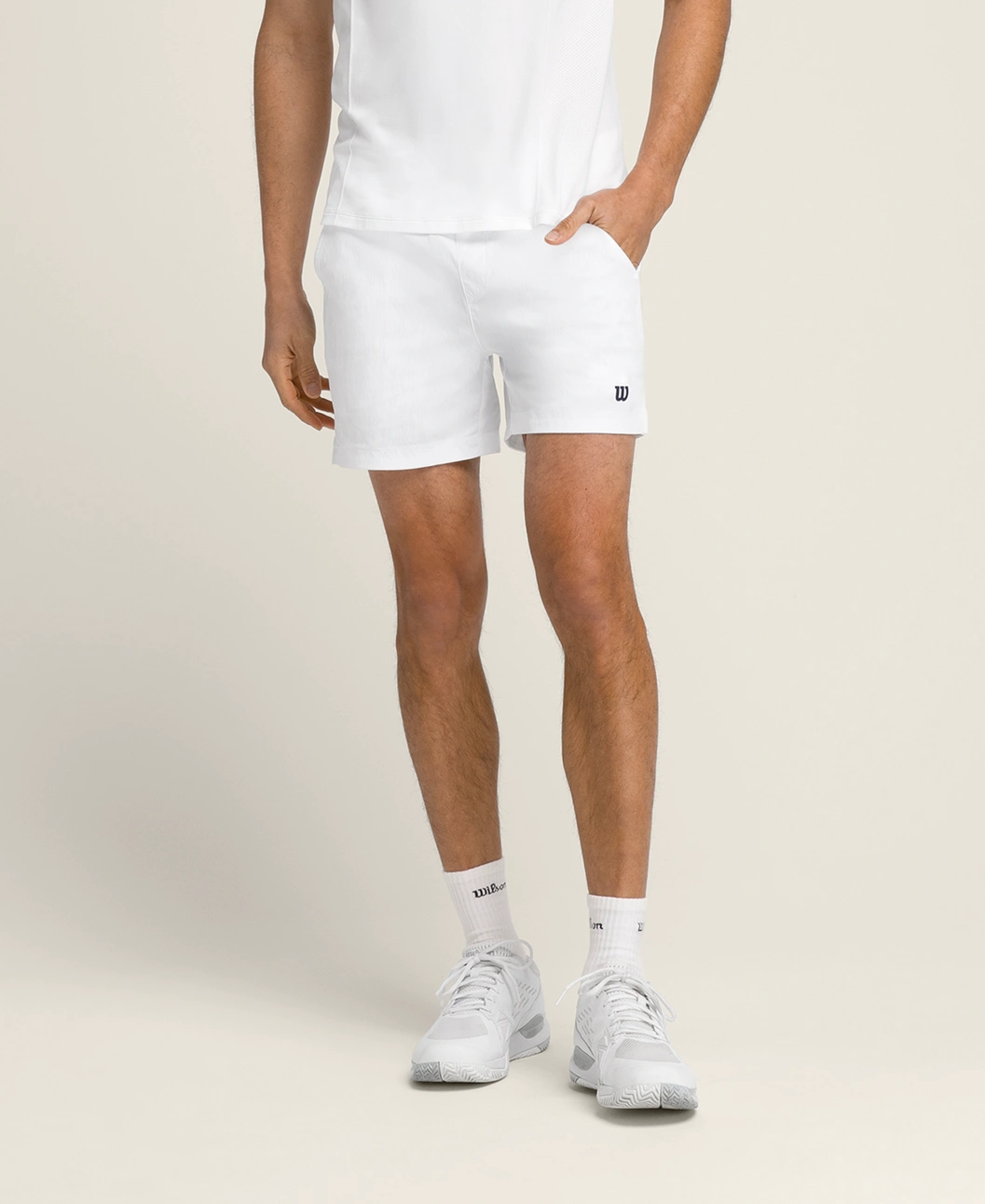 Tennis Volley Short in White