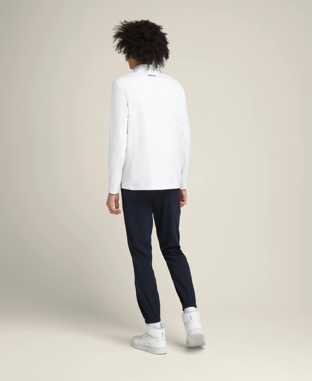 Elevate Performance Half-Zip Top in White